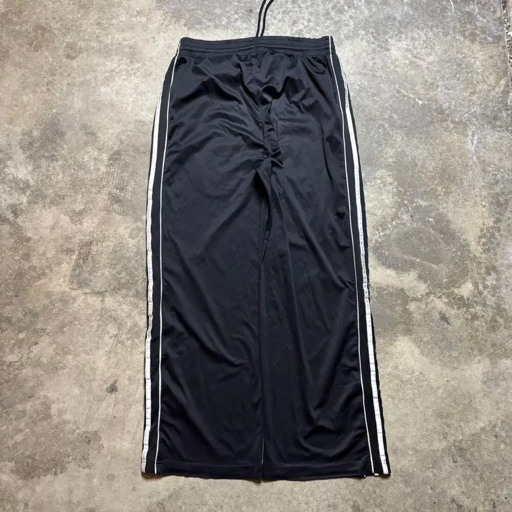 Adidas Men's Black and White Joggers-tracksuits